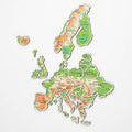 Europe Photo Map Physical - SJB-DIAMOND ELITES