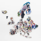 Europe Photo Map Midnight - SJB-DIAMOND ELITES