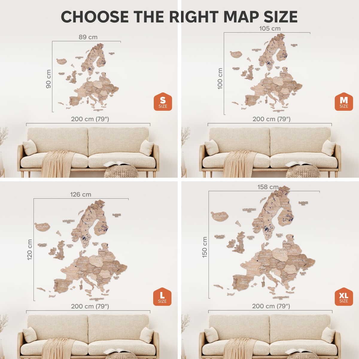 3D Europe Wooden Map Terra Enjoy The Wood