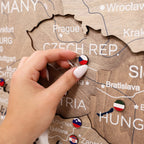 3D Europe Wooden Map Terra Enjoy The Wood