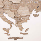 3D Europe Wooden Map Terra Enjoy The Wood