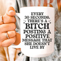Every 30 Seconds Ceramic Mug 15 oz Peachy Sunday