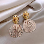 Everyday Chic Artisan Texture Drop Earrings (MAC323)