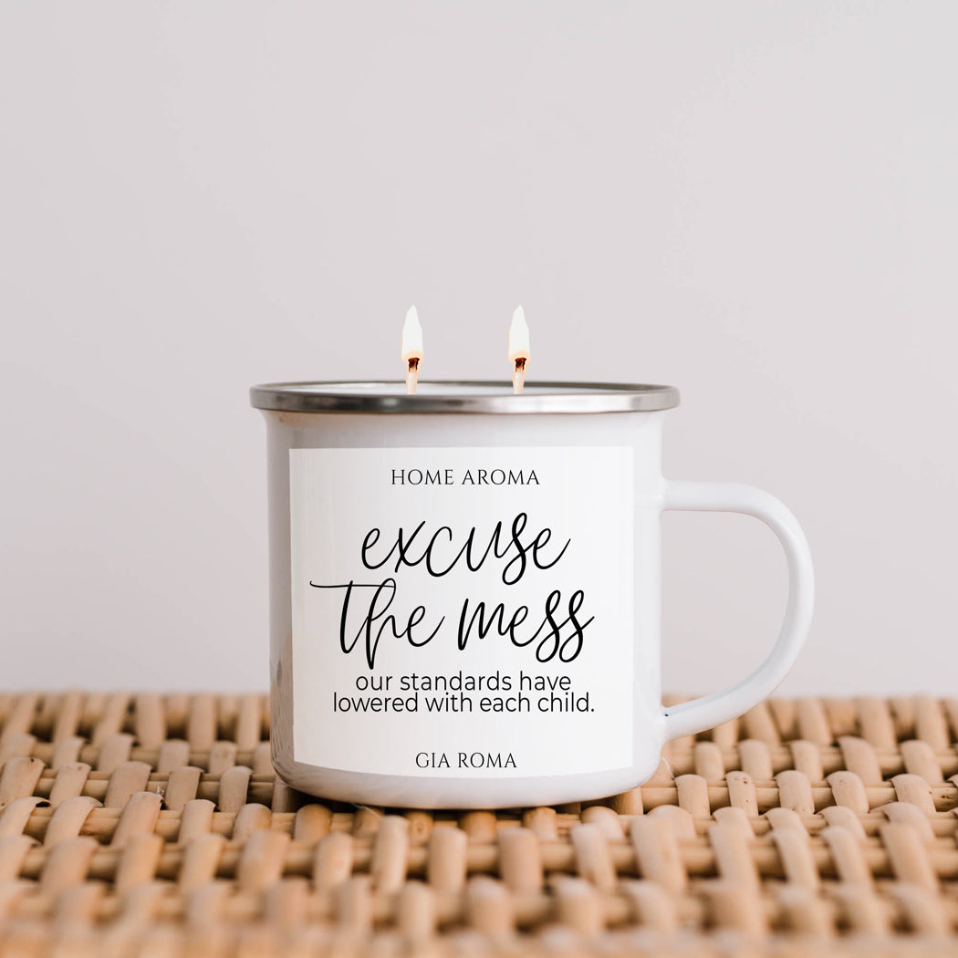 Mothers Day Candle Mug 16oz Reusable Metal Candle Soy Gift BandsCo Straps