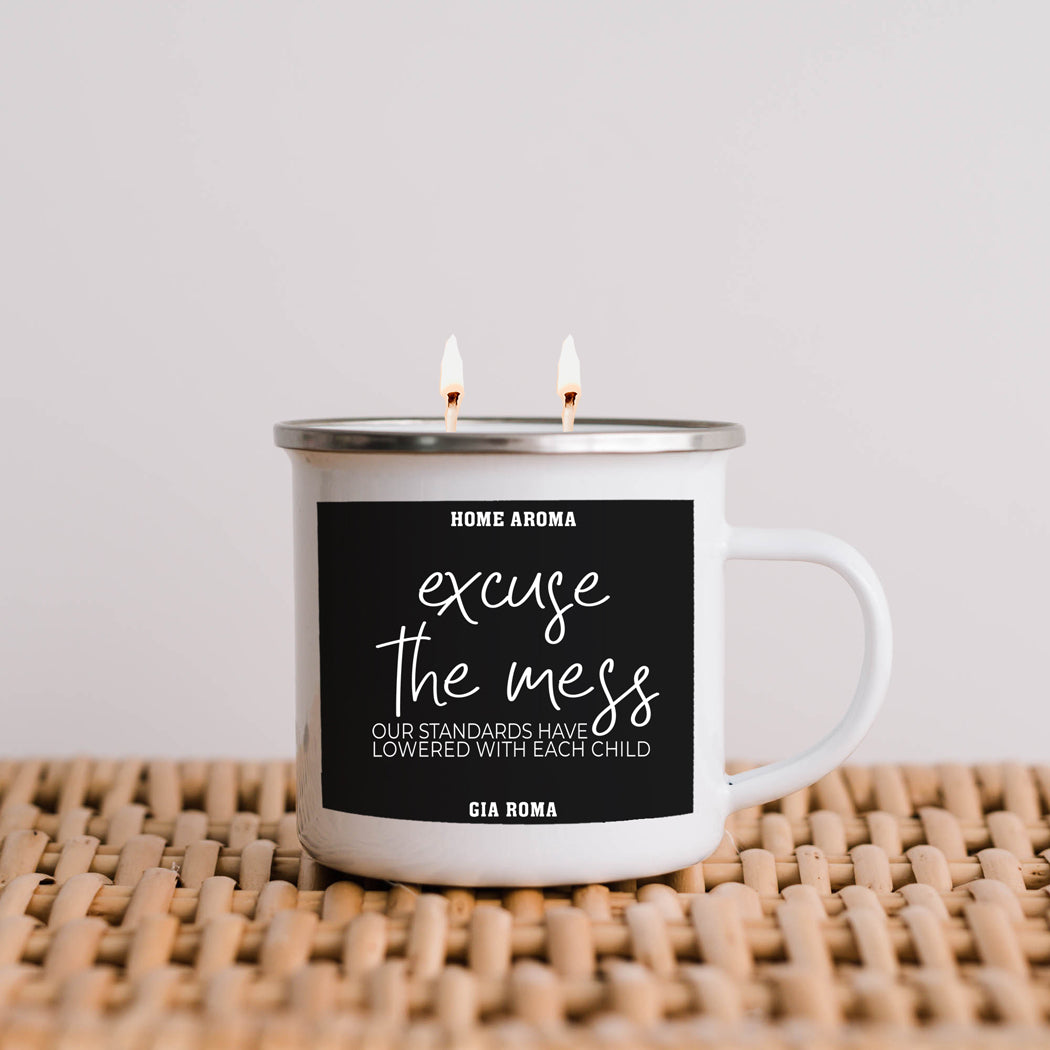 Mothers Day Candle Mug 16oz Reusable Metal Candle Soy Gift BandsCo Straps