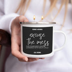 Mothers Day Candle Mug 16oz Reusable Metal Candle Soy Gift BandsCo Straps