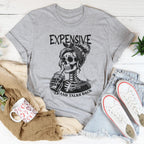 Expensive Difficult And Talks Back Tee Peachy Sunday