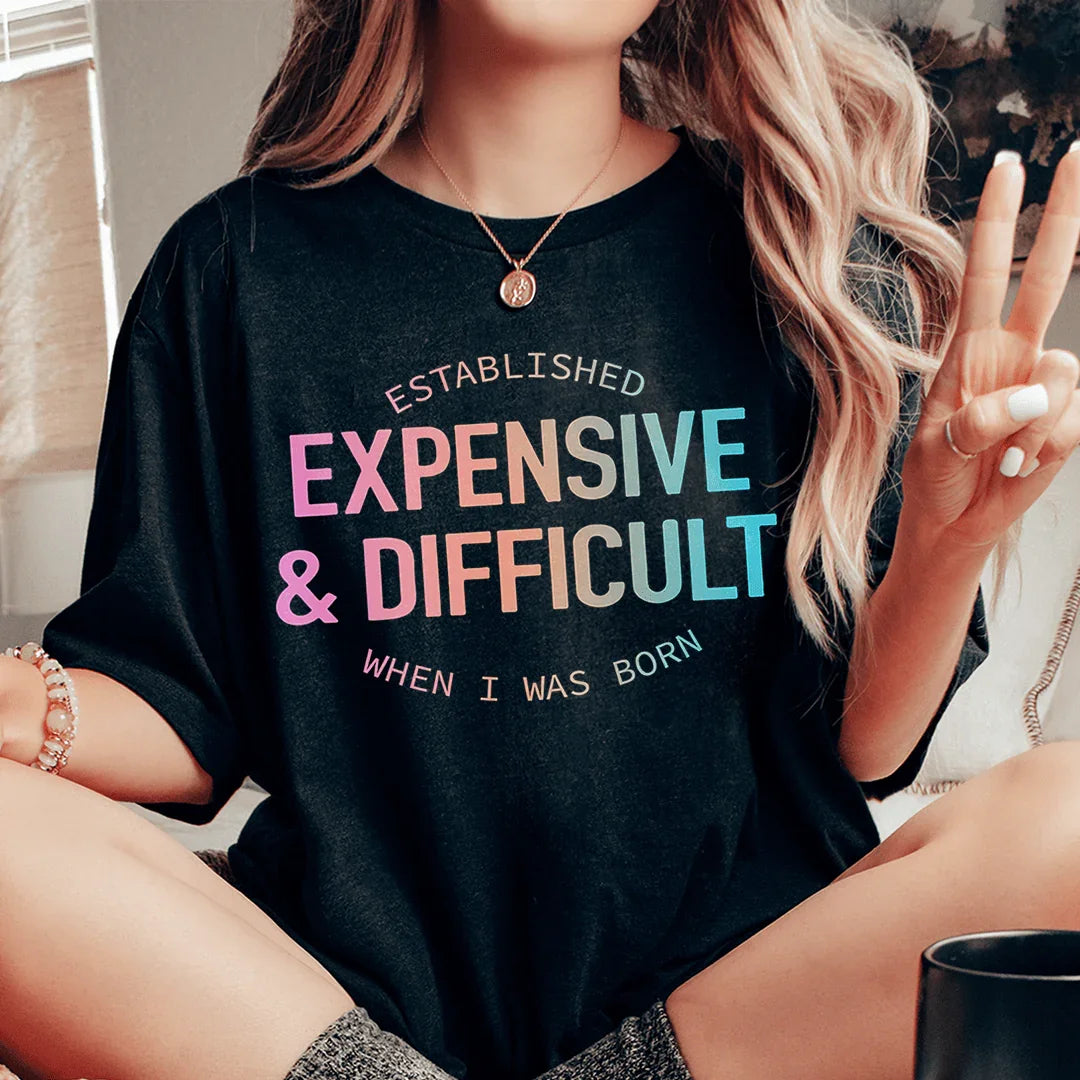 Expensive & Difficult Tee Peachy Sunday