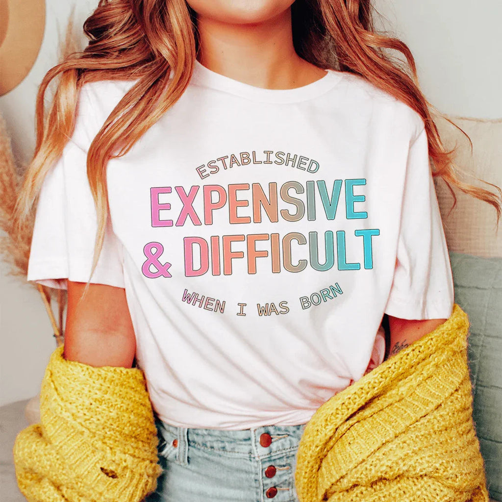 Expensive & Difficult Tee Peachy Sunday