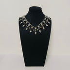 Handmade Woven Beaded Necklace | Glass Beads & Shell Pearls Choker | Intricate Seed Bead Art Necklace (MAC343)