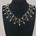 Handmade Woven Beaded Necklace | Glass Beads & Shell Pearls Choker | Intricate Seed Bead Art Necklace (MAC343)
