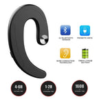 Exquisite Headphone Bluetooth Headset Single Noise Cancelling Ambient Sound Earphone Wireless Bluetooth Earbuds Office Over Ear Headphones Handsfree Business Bone Conduction Earphones Comfortable Secure Fit Headphones With Mic Stevvex