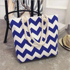 Eye-Catching Fashionable Folding Women Big Size Handbag Ladies Casual Flower Printing Canvas Graffiti Shoulder Bag Stevvex