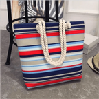 Eye-Catching Fashionable Folding Women Big Size Handbag Ladies Casual Flower Printing Canvas Graffiti Shoulder Bag Stevvex