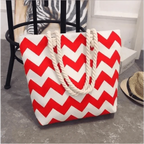 Eye-Catching Fashionable Folding Women Big Size Handbag Ladies Casual Flower Printing Canvas Graffiti Shoulder Bag Stevvex