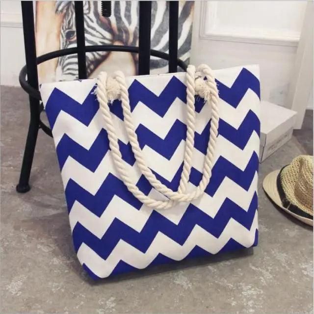 Eye-Catching Fashionable Folding Women Big Size Handbag Ladies Casual Flower Printing Canvas Graffiti Shoulder Bag Stevvex