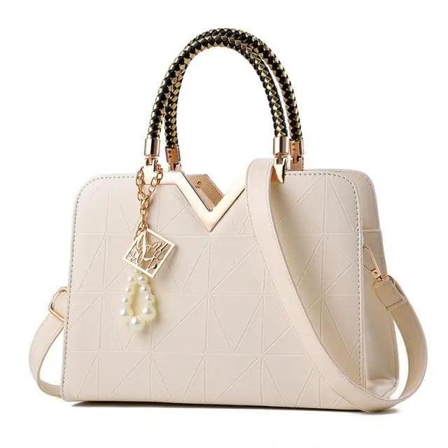 Eye-Catching Snow White Female Bag For Ladies With Phone Pocket Zipper Leather Bag For Women Shoulder Crossbody Bags Stevvex