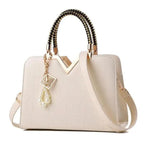 Eye-Catching Snow White Female Bag For Ladies With Phone Pocket Zipper Leather Bag For Women Shoulder Crossbody Bags Stevvex