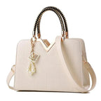 Eye-Catching Snow White Female Bag For Ladies With Phone Pocket Zipper Leather Bag For Women Shoulder Crossbody Bags Stevvex