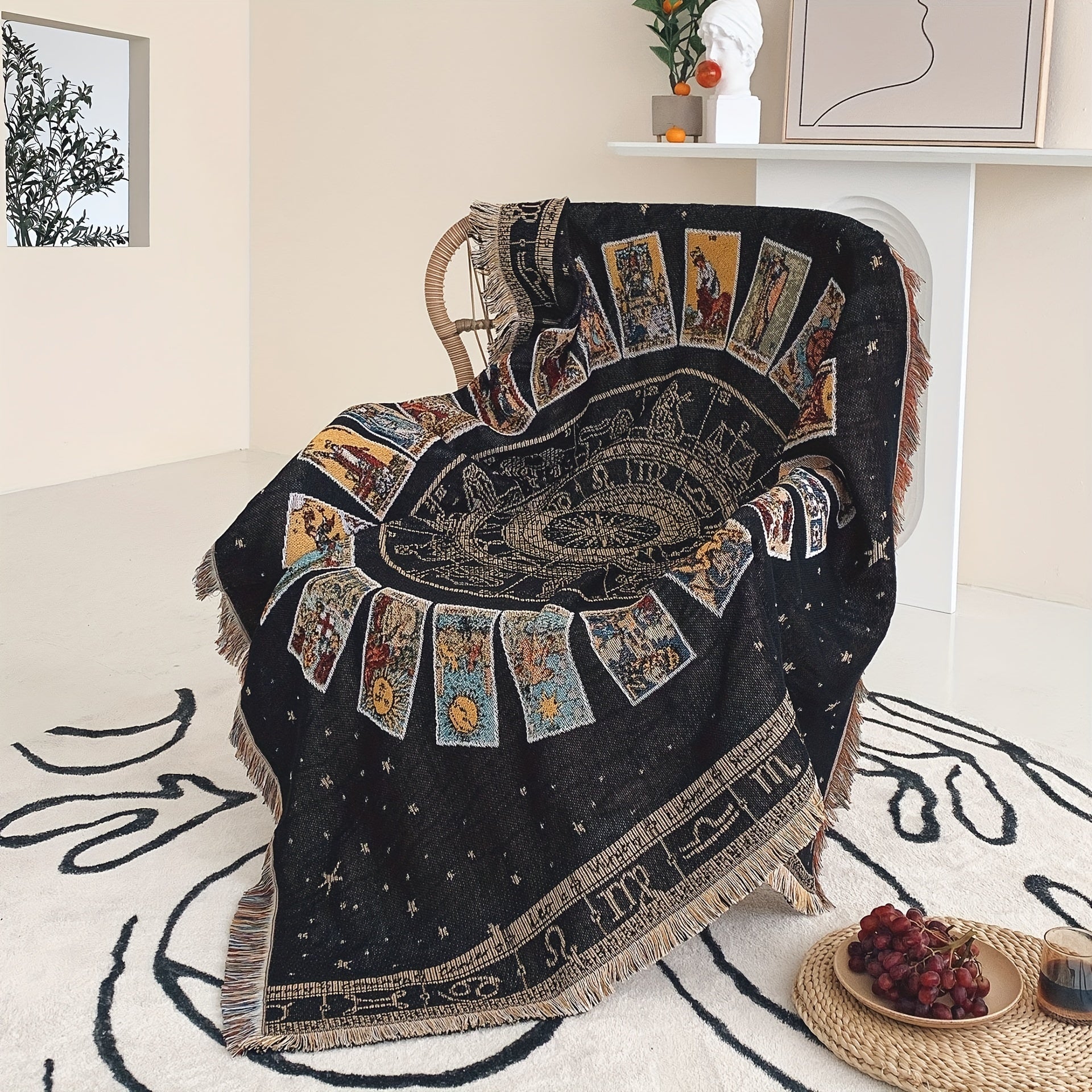 1PC Picnic Mat, Outdoor Travel Picnic Blanket, Camping Blanket, Sofa Cover Blanket Decorative Tablecloth, Indoor Wall Hanging Decorative Blanket