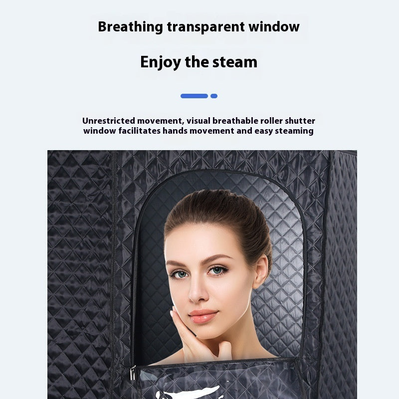 Pentagram Full Body Sauna Machine Bracket Portable Steam Engine Bath Tank Foldable