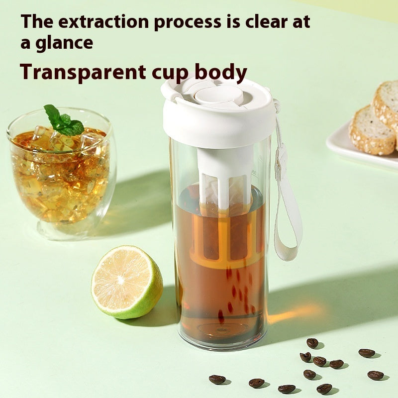 Cold Extraction Coffee Cup Portable Tea Water Separation Water Cup Pi-Mart