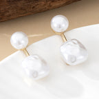 Simple French Irregular Ear Studs Korean Girl Pi-Mart