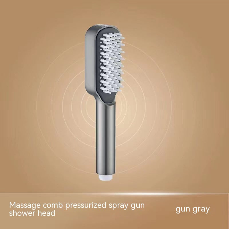 Shower Supercharged Shower Head With Bath Brush Pi-Mart