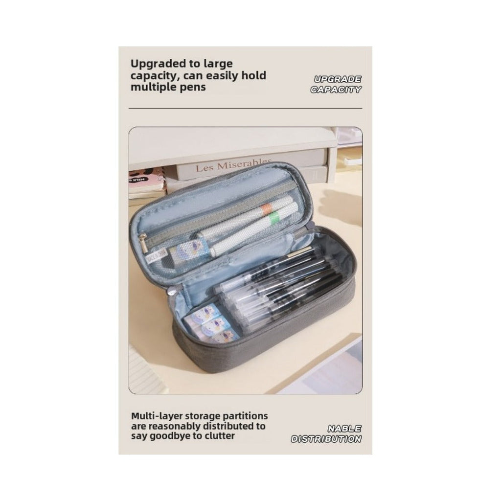 Stationery Case - Durable Pencil Case for Primary School Students, Portable and Stylish Stationery Bag