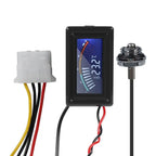 PC Water Cooling System Pointer Display Thermometer Temperature Meter - SJB-DIAMOND ELITES