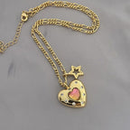 Colorful Love Earrings and Necklace Pi-Mart