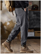 Men's Full Size Casual Drawstring Cargo Joggers Plus Size