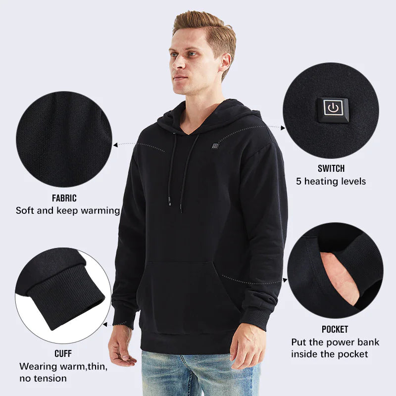 Heated Winter Hoodie Pi-Mart