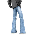 Retro Make Old Ripped Slim-fit Blue Jeans Lootquake LLC