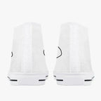 Jacki Easlick Lux Egg Classic High-Top Canvas Sneakers - White/Black