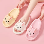 Cute Rabbit Slippers For Kids Women Summer Home Shoes Bathroom Slippers Pi-Mart