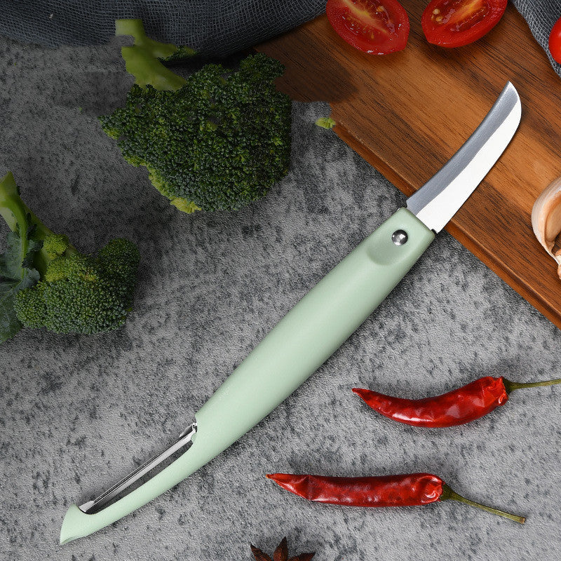 2 In 1 Peeler Cutter Kitchen Multi-function Vegetable Fruit Potato Cucumber Grater Peeler Portable Durable Kitchen Tools Pi-Mart