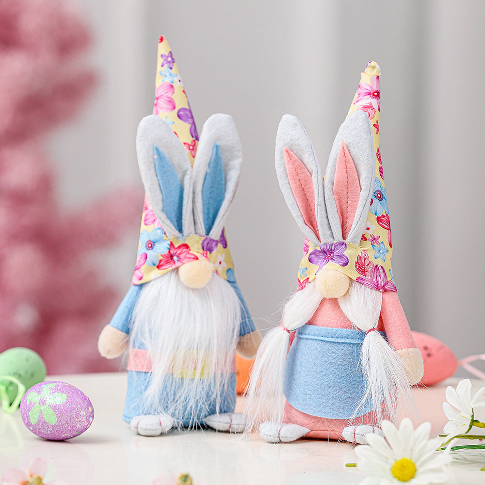 Creative Easter Decoration Standing Posture Bead Caps Doll Ornaments Pi-Mart