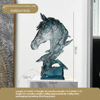 Horse Head Decoration Light Luxury High-end Crystal Crafts Wine Cabinet Decorations Lootquake LLC