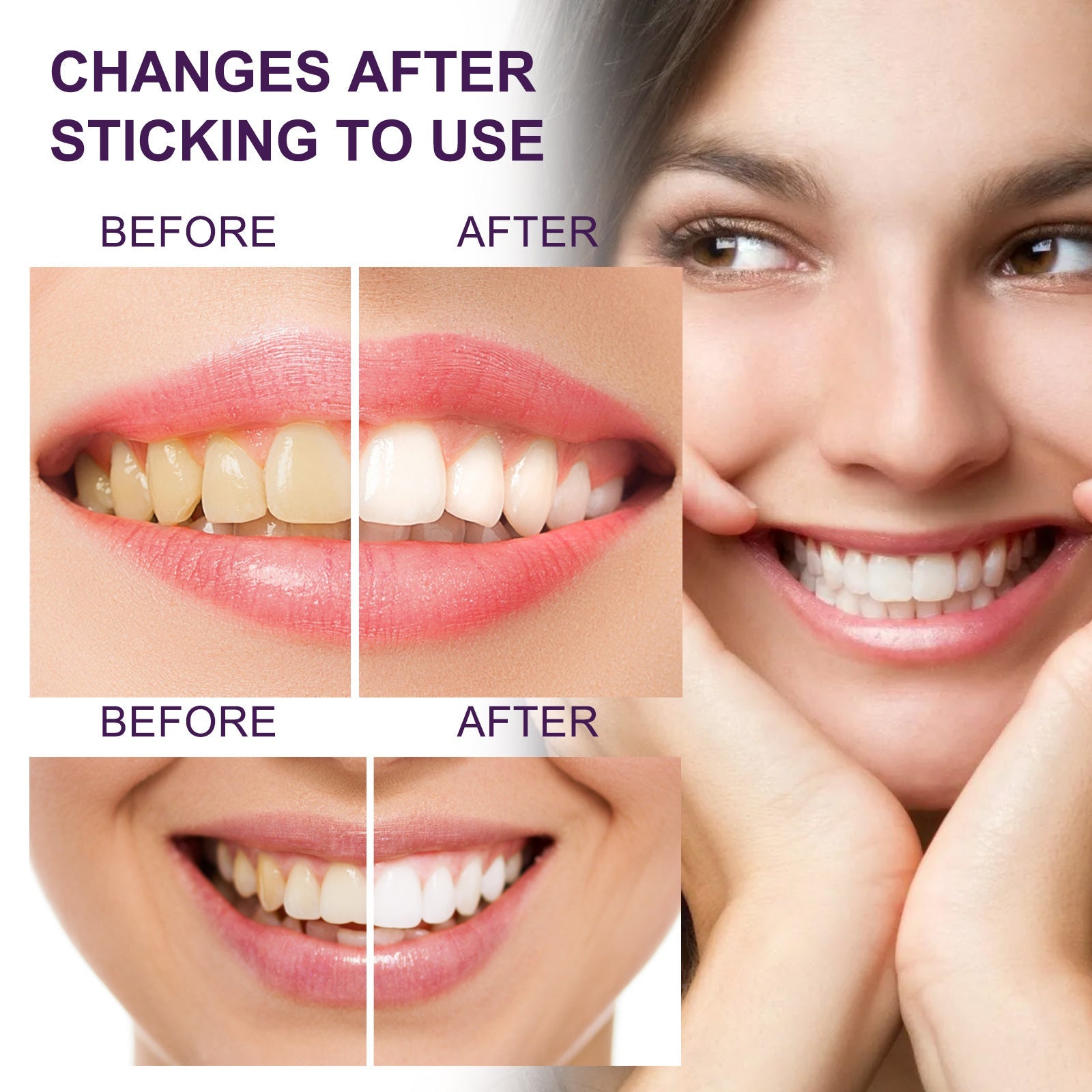 Toothpaste Tooth Stain Removal Cleaning Whitening Anti Pigment Precipitation