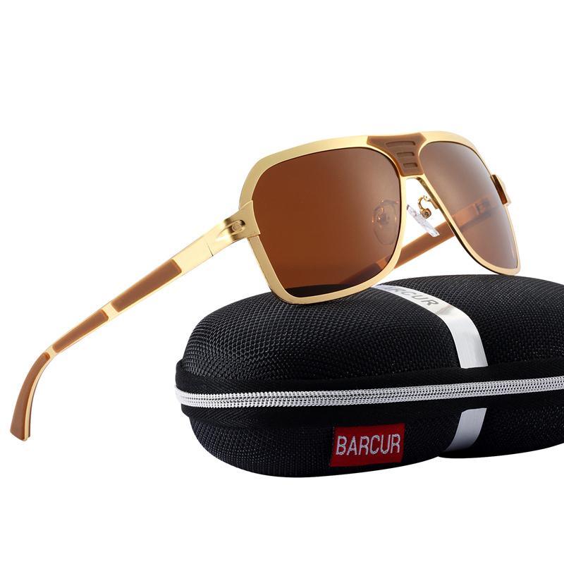 Brand Designer Driving Sunglasses for Men Polarized Sunglasses Men in Aviation Retro Design With High Quality  Full Metal Frame  and UV400 Protection - SJB-DIAMOND ELITES