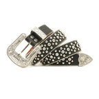 Fashion Personality Rhinestone Men's Belt Rivet Pi-Mart