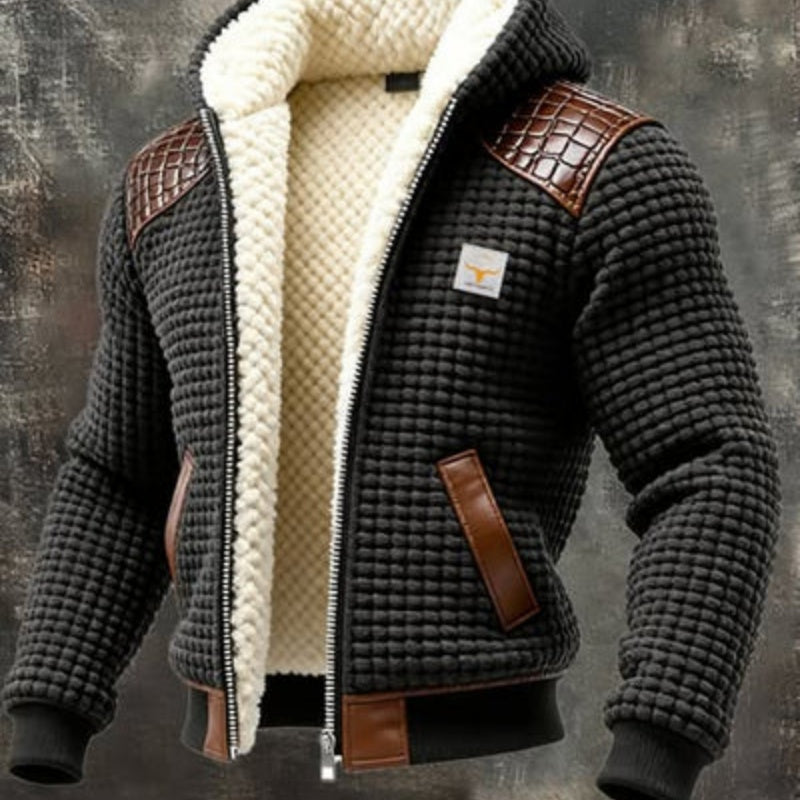 Digital Print Hooded Jacket - Solid Color Fleece Lined Cardigan for Men and Women (Sizes S-5XL) Pi-Mart
