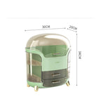 Cosmetic Storage Premium Sense Desktop Storage Skincare Lipstick Makeup Case Pi-Mart
