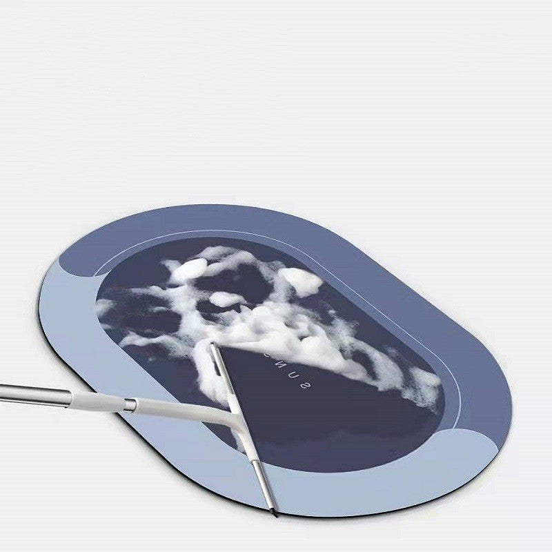 Diatom Mud Floor Mat Nordic Style Bathroom Non-slip Absorbent Pi-Mart