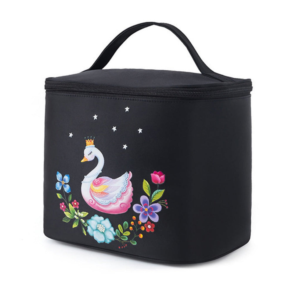 Waterproof cosmetic bag, large capacity foldable portable travel bag, women's cosmetic storage bag, toilet bag, makeup bag organizer, - SJB-DIAMOND ELITES