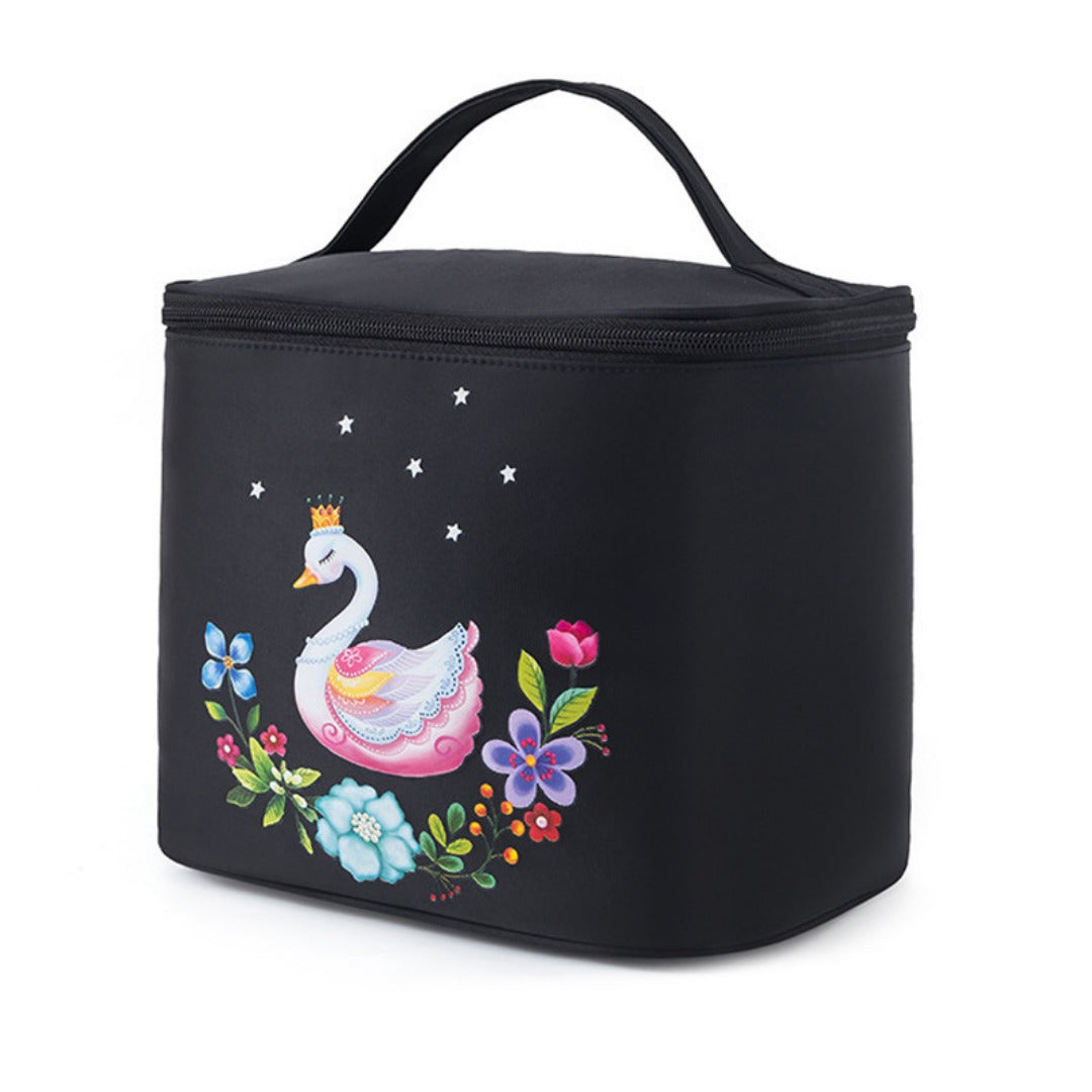 Waterproof cosmetic bag, large capacity foldable portable travel bag, women's cosmetic storage bag, toilet bag, makeup bag organizer, - SJB-DIAMOND ELITES