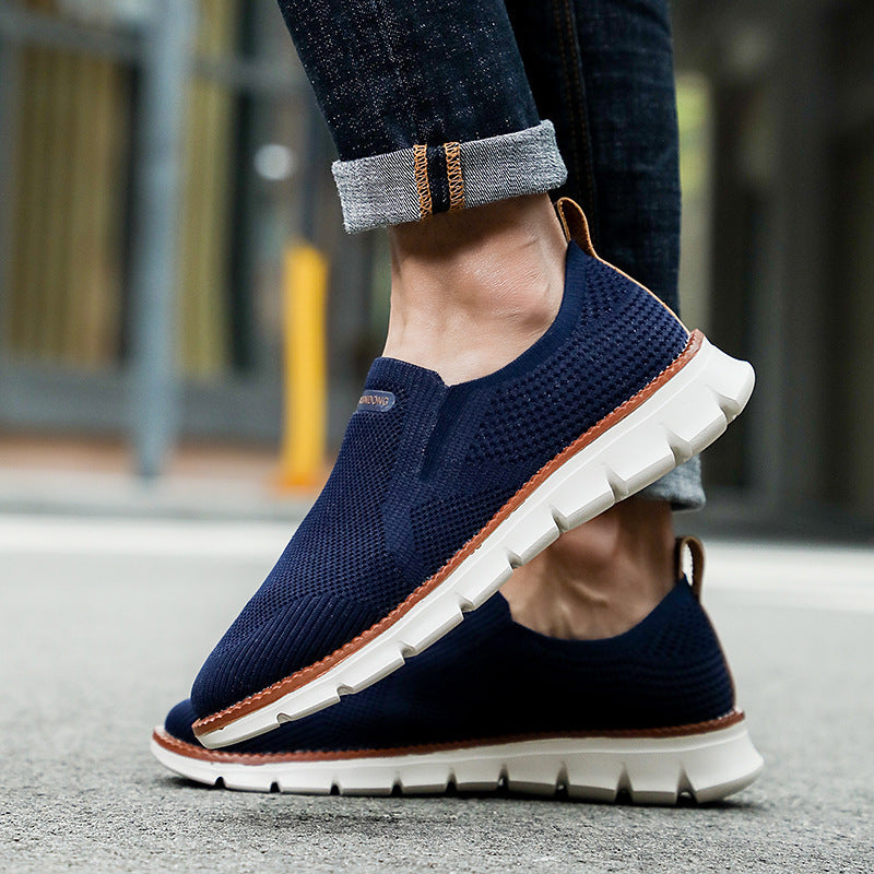 Men's Running Walking Shoes Non Slip Fashion Flats Sneakers Workout Casual Sports Shoes Pi-Mart