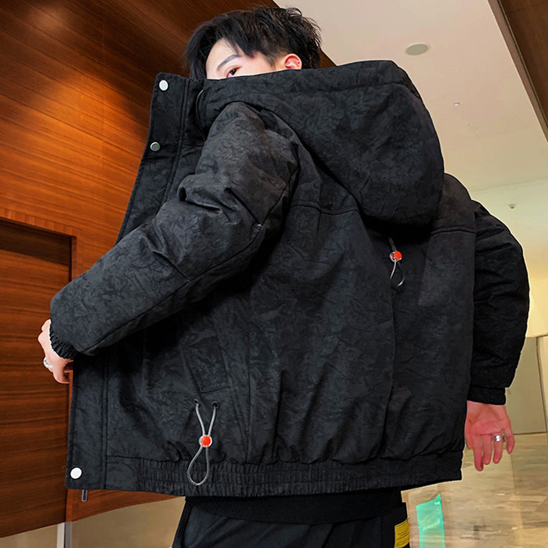 Winter Korean Version Of The Trend Coat Short Handsome Workwear Cotton Clothes Pi-Mart