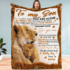 Soft & Cozy 1pc Flannel Throw Blanket - Warm Couch & Bed Accessory - Perfect Mom to Son Gift for Birthday, Graduation Lootquake LLC